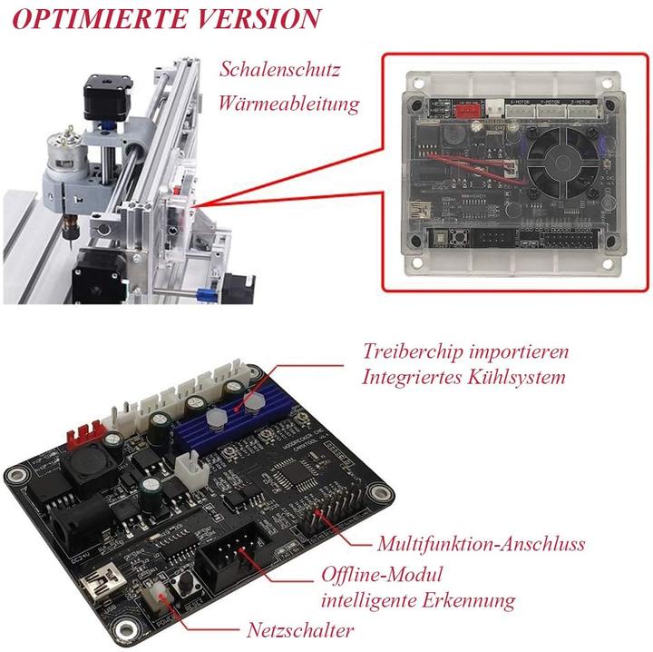 Produktbild Rattmmotor GRBL Lasermodul Steuerkarte