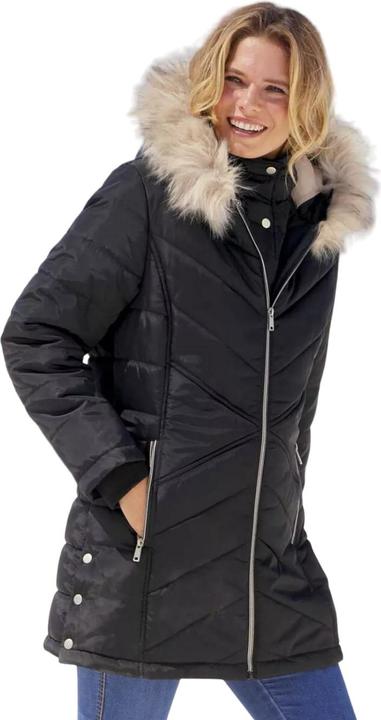 Actual product image Atlas For Women Padded jacket Big cold with faux fur hood (S)
