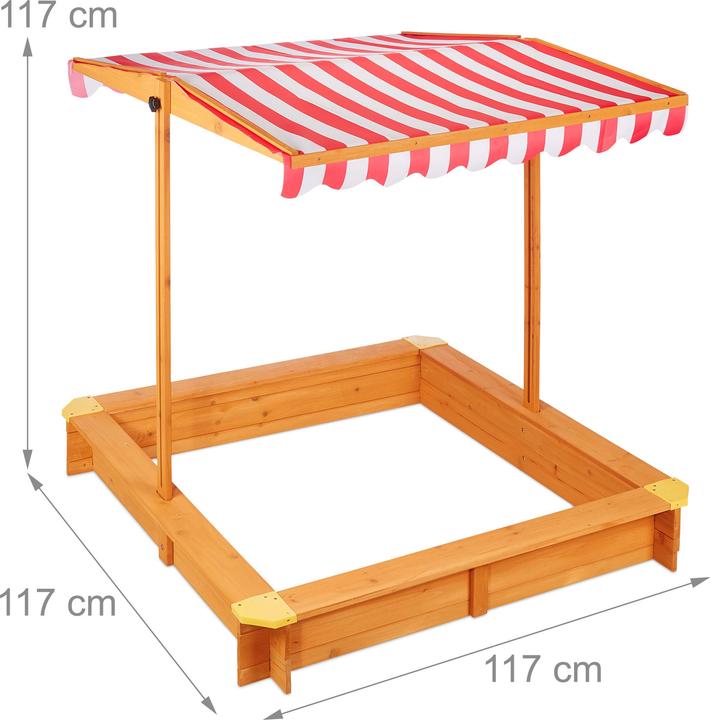 Actual product image Relaxdays sandpit