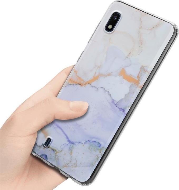 Produktbild Cadorabo IMD TPU Bunter Marmor Cover (Samsung Galaxy A10, HTC One M10)