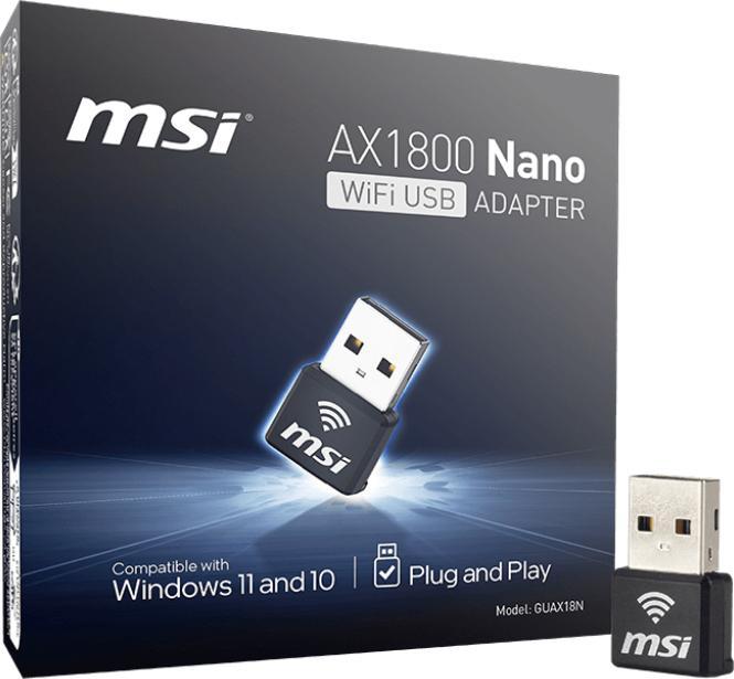 Produktbild MSI AX 1800 Nano (USB 2.0)