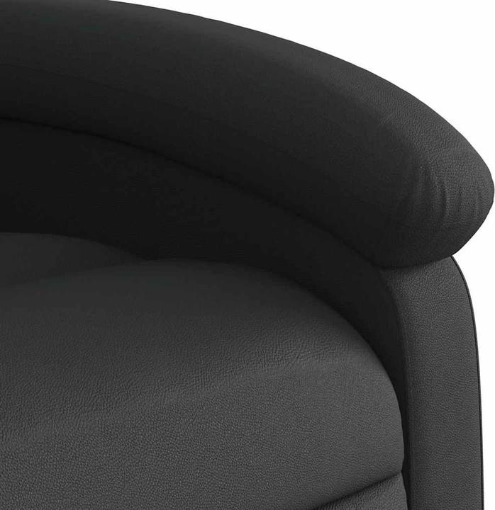 Immagine prodotto VidaXL Sedia da massaggio in vera pelle nera,Colore: Nero,Materiale
