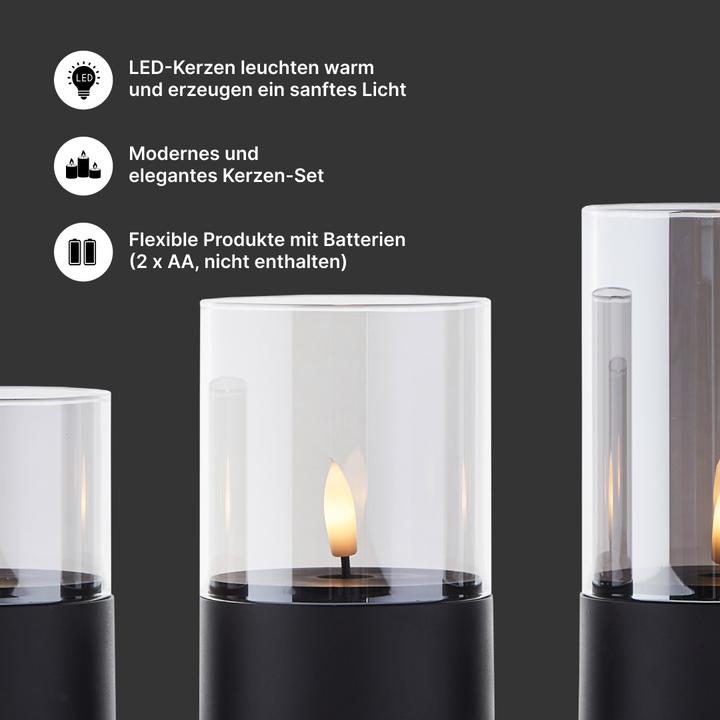 Actual product image Brilliant LED outdoor table lamp (3 x)