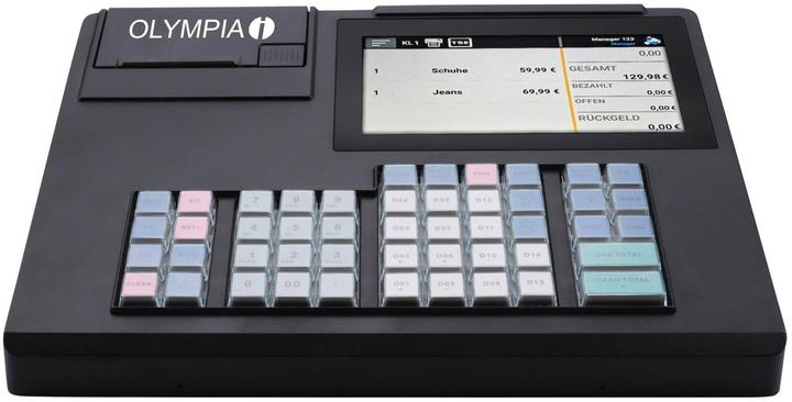 Actual product image Olympia Cash register K200 incl. printer NOTE