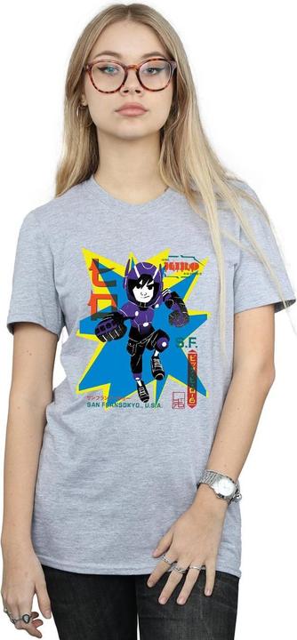 Immagine prodotto Disney Big Hero 6 Hiro Anime Maglietta Ampia Donna (L)