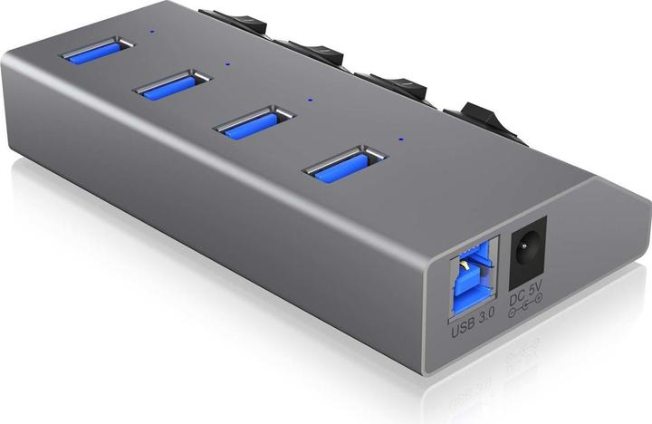 Produktbild Icy Box 4 IB-HUB1405C Hub USB 3.0 (USB-B, 4 Ports)