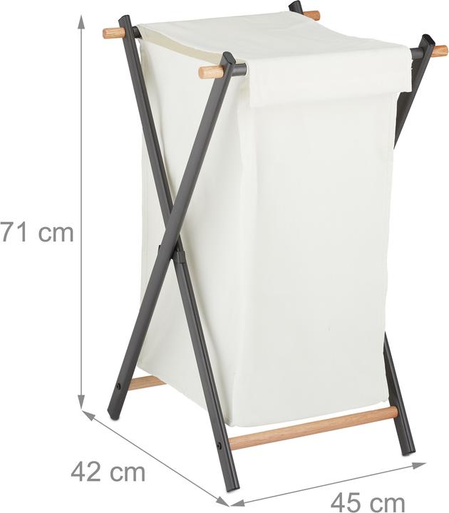 Actual product image Relaxdays Laundry basket (50 l)