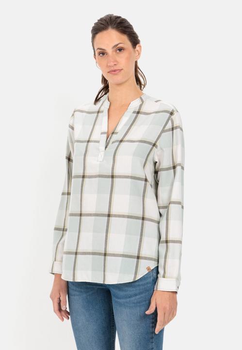 Actual product image Camel Active Slip-on blouse in a flannel check (S)