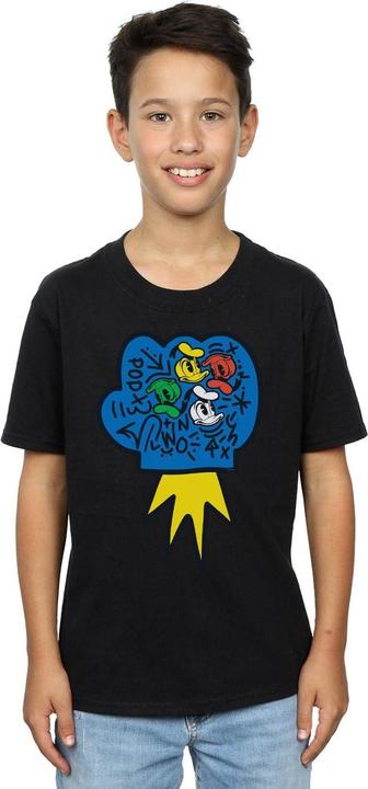 Actual product image Disney Boys Donald Duck Pop Fist T-Shirt (140, 146)