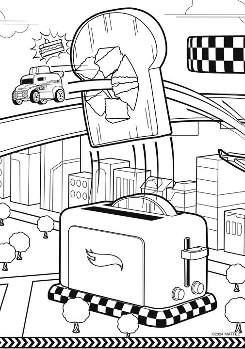 Actual product image Panini Hot Wheels? Let's Race: Fast-paced sticker and colouring fun