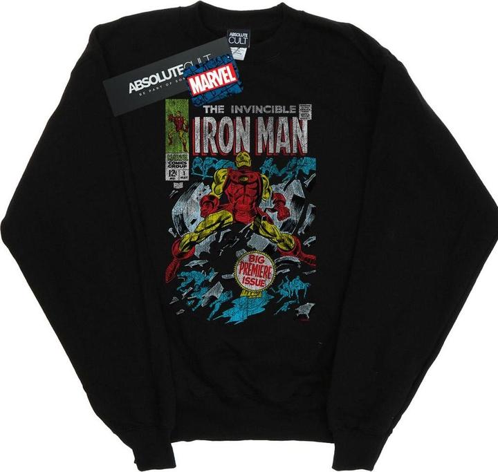 Invincible Iron Man Distressed Issue One Sweatshirt (L)
