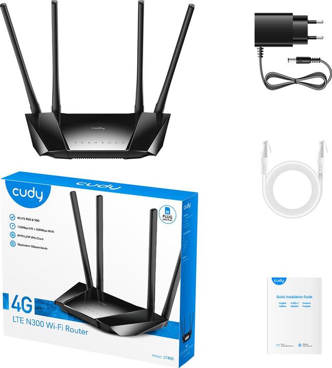Actual product image Cudy LT400
