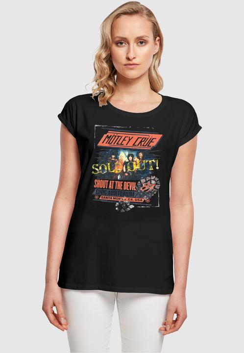 Actual product image Merchcode Ladies Motley Crue - SATD Tour Extended Shoulder Tee - 112277 (XXL)