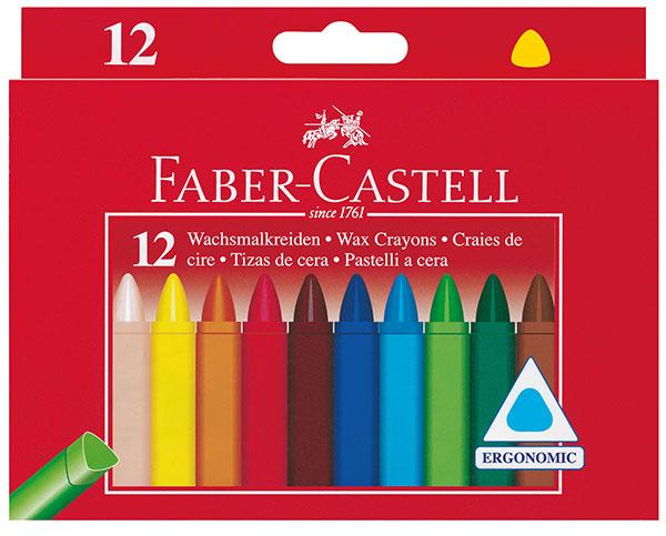 Produktbild Faber-Castell Wachskreide (Mehrfarbig, 12 x)