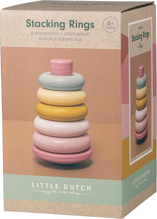 Produktbild Rubo Toys Little Dutch Stapelturm rosa