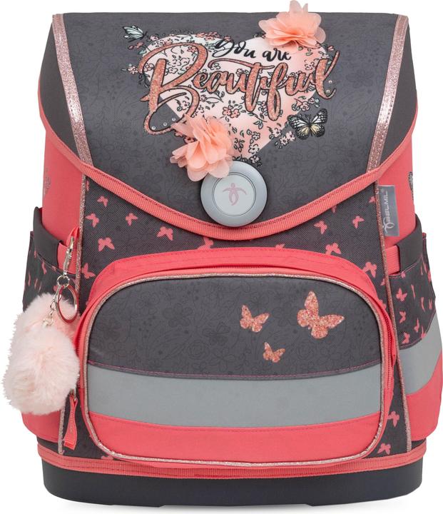 Actual product image Belmil Compact Schulranzen Set 4teilig mit Brustgurt (19 l)