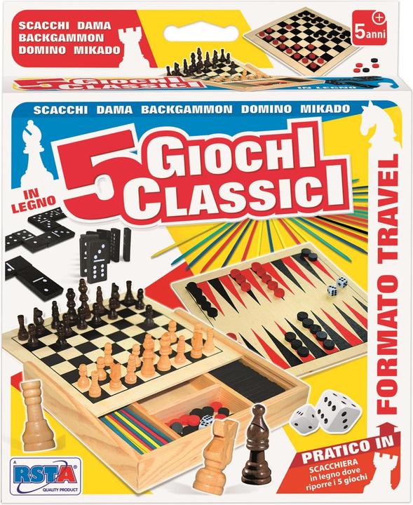 Image du produit Rs Toys Boîte De Jeu 5 En 1