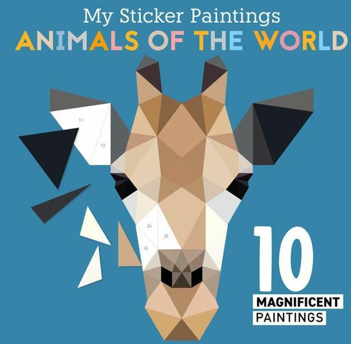 Produktbild My Sticker Paintings: Animals of the World: 10 Magnificent Paintings (Happy Fox Books) For Kids 6-10