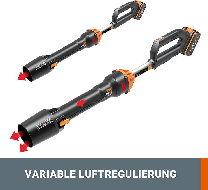 Productafbeelding Worx Bladjet WG543E.9 (Oplaadbare batterij, Bladblazer)