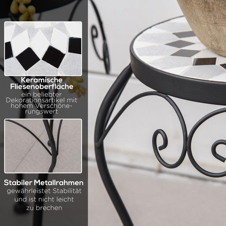 Produktbild Outsunny Blumenständer mit Metallrahmen