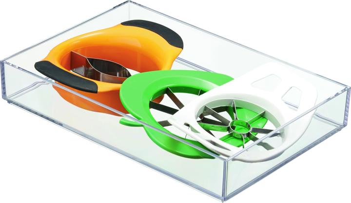 Actual product image iDesign Clarity (30.5 x 10 x 5 cm, 20.5 x 10 x 5 cm, 10 x 10 x 5 cm, 20.5 x 20.5 x 5 cm)