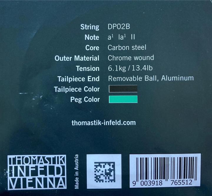 Image du produit Thomastik Dominant Pro DP02B (1 x, violon, 0.02")