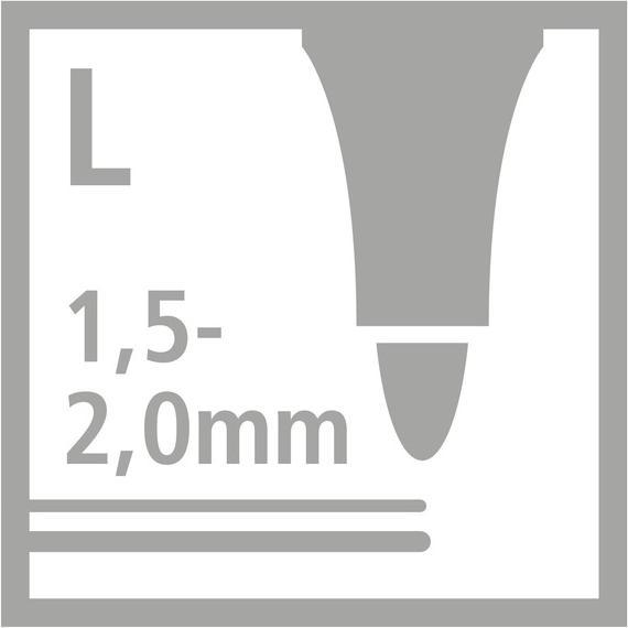Produktbild STABILO Trio Scribbi Gefederter Dreikant-Filzstift (Schwarz, 1 x)