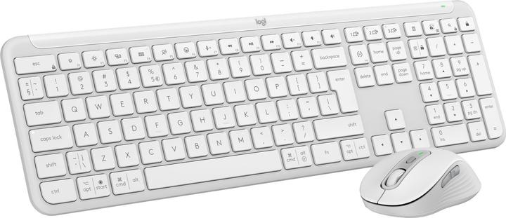 Produktbild Logitech MK950 Signature Slim Combo Pale Grey - US - Tastaturkombination (Eng. Int., Kabellos)