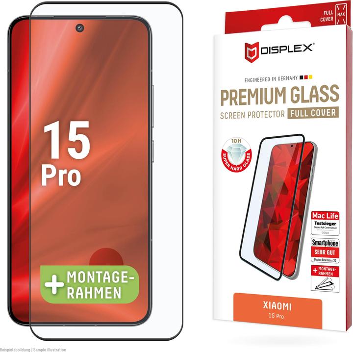Produktbild Displex Premium Glass, Full Cover Panzerglas (1 Stück, Xiaomi 15 Pro, Xiaomi 15 Ultra)