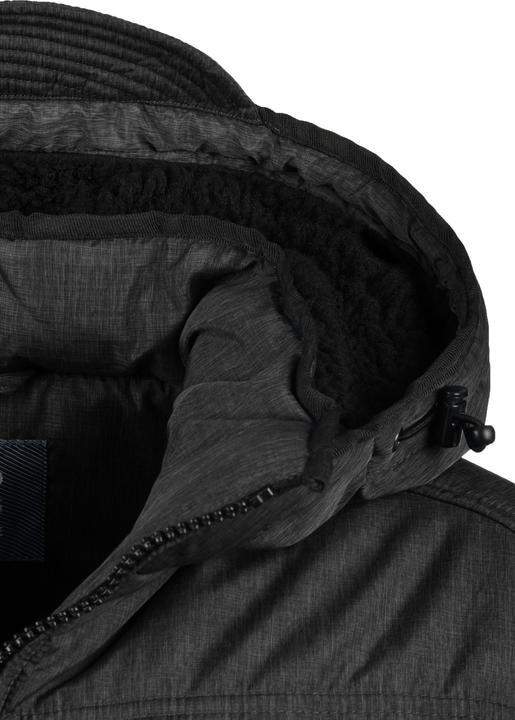 Actual product image Blend Boris Teddy Men's Winter Jacket Outdoor Jacket With Teddy Fleece With Hood (3XL)