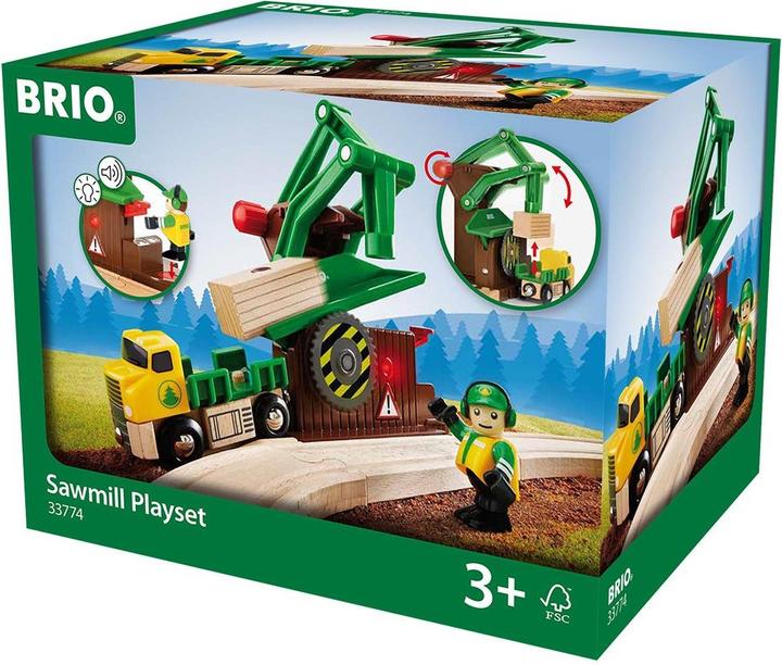 Produktbild Brio Sägewerk mit Licht Sound