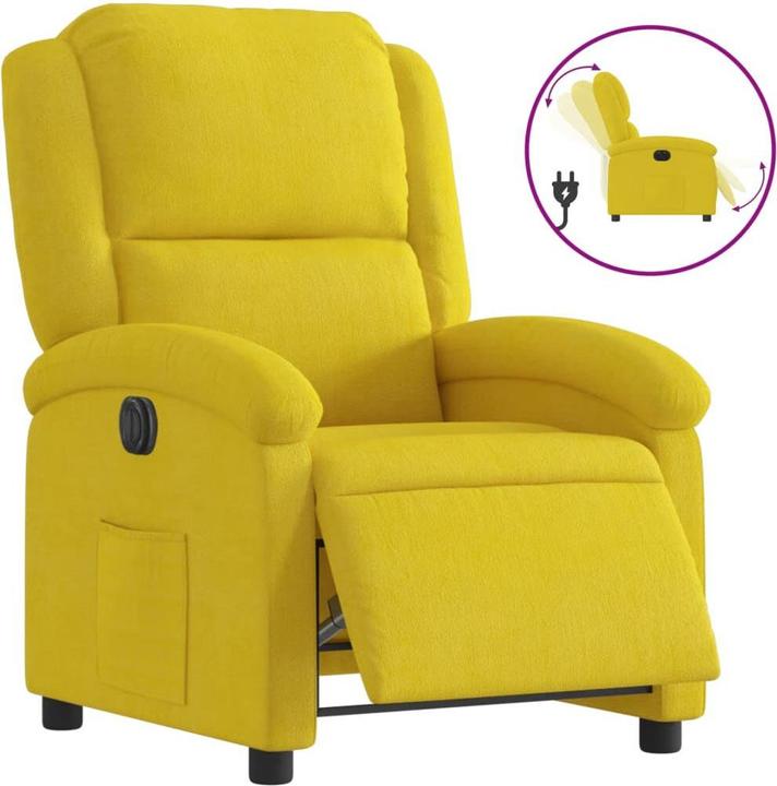 Actual product image VidaXL Recliner chair electric velvet