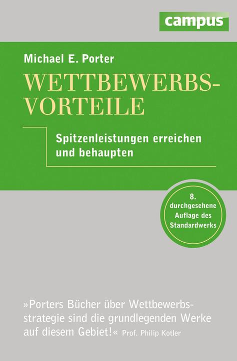 Produktbild Wettbewerbsvorteile (Deutsch, Michael E. Porter, 2014)