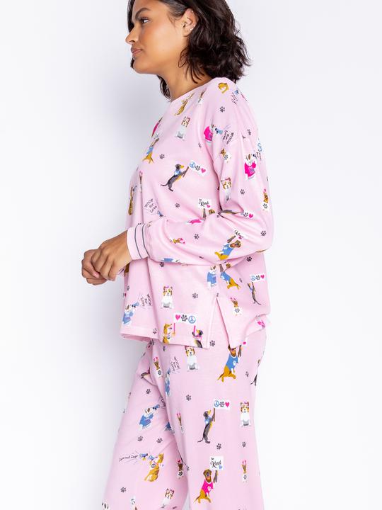 Actual product image Pj Salvage Woof of Love" pyjama top (36)