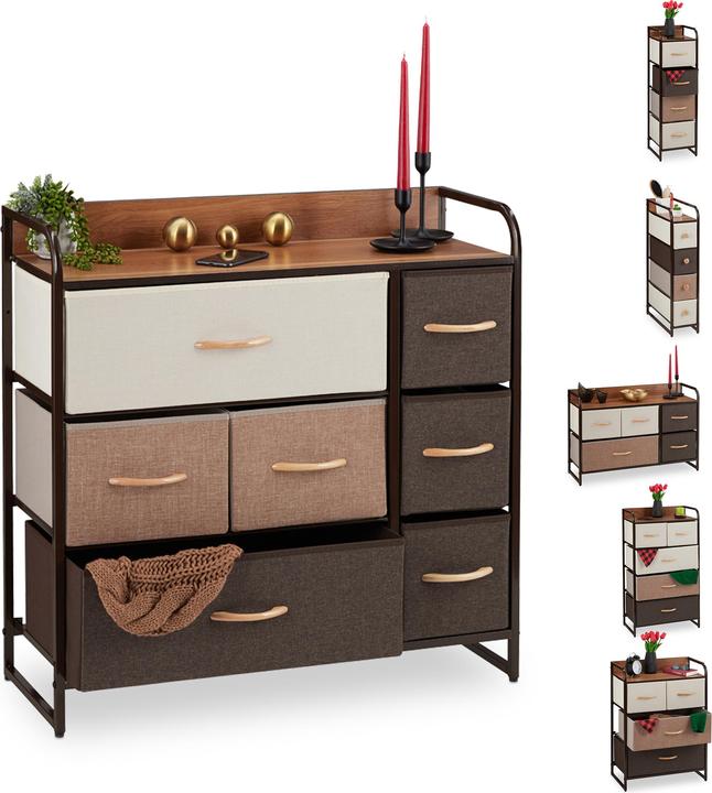 Produktbild Relaxdays Schubladenschrank (80 x 31.5 x 79 cm)