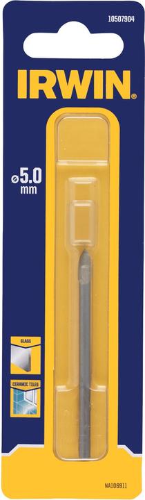 Immagine prodotto Irwin 10507904, Trapano, trapano a forchetta, 5 mm, vetro, acciaio inox, asta SDSplus (5 mm)