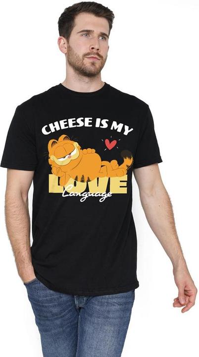 Produktbild Garfield Cheese Is My Love Language TShirt (4XL)