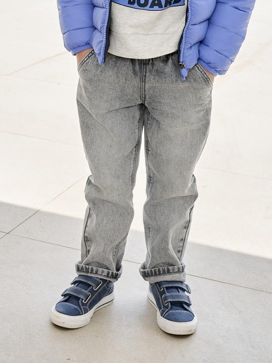 Image du produit Vertbaudet Weite Jungen Jeans mit Dehnbund, Bundweite verstellbar (122)