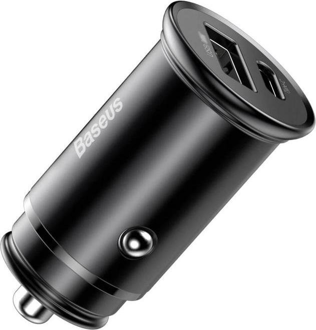 Actual product image Baseus Car Charger USB-C USB-A Car Charger USB-A USB-C Car USB Adapter