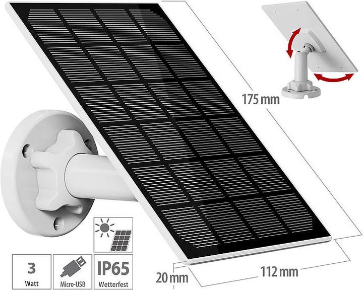 Immagine prodotto Revolt Pannello solare universale (3 W, 0.22 kg)