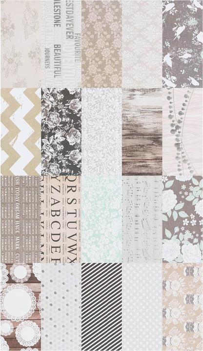 Produktbild I Am Creative Papier Set Hochzeit (120 g/m², 40 x)