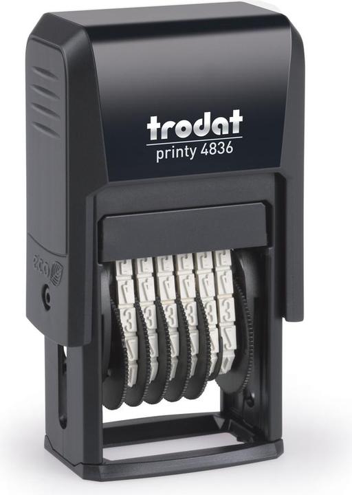 Produktbild Trodat Ziffernstempel Printy schw+Kissen schw 4836