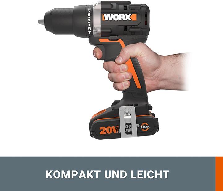 Image du produit Worx Perceuse-visseuse sans fil 20V WX102.9 (Fonctionnement sur batterie)