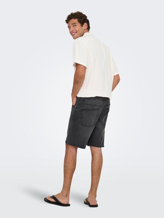 Produktbild Only & Sons ONSWEFT Normal geschnitten Shorts Jeans-Shorts (L)