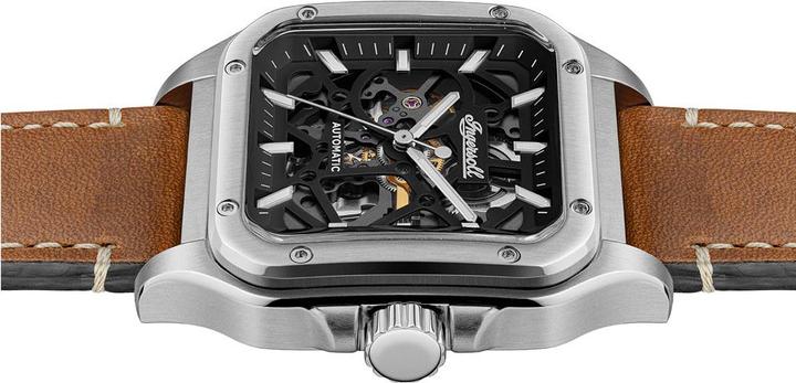 Produktbild Ingersoll 1892 Ingersoll I14503 Herrenuhr Ingersoll Ollie Automatik 45mm 5ATM (Skeleton-Uhr)