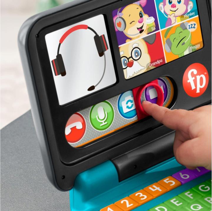 Actual product image Fisher-Price Laugh & Learn® Let's Connect™ Laptop (German, English)