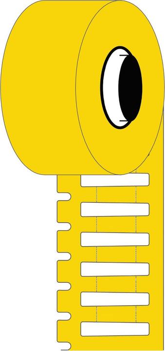 Actual product image Brady M710 sturdy DuraSleeve insert labels for cable labelling