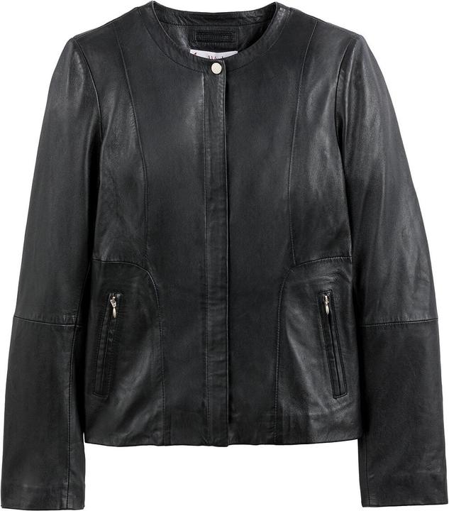 Actual product image Anne Weyburn Short sheepskin blouson (34)