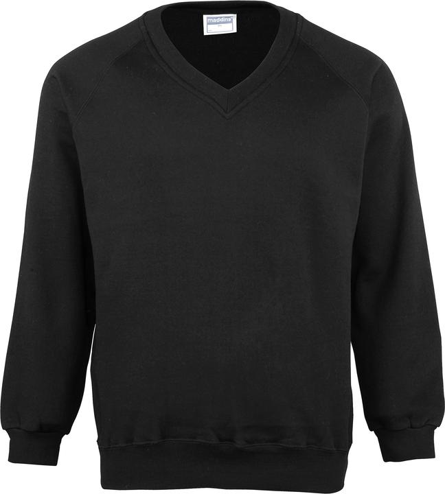Maddins Sweatshirt Pullover Coloursure Vausschnitt