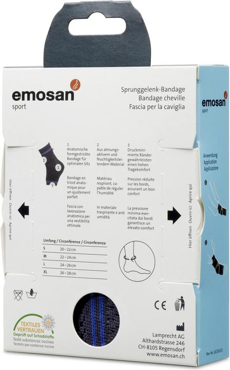Produktbild Emosan Sprunggelenk-Bandage (L)